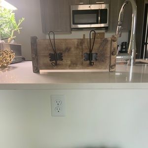 Wall art - towel holder